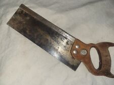 Vintage Antique Keen Kuter Backsaw Tool 16x4in Tool  picture