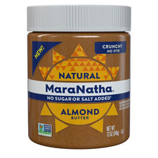 MaraNatha Natural No Sugar No Salt Crunchy Almond Butter, 12 oz picture