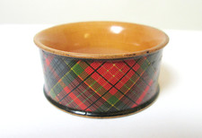 Antique Tartanware Napkin Ring Caledonia Pattern picture