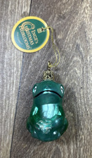 Inge's Christmas Heirlooms Glass Frog Ornament Germany picture