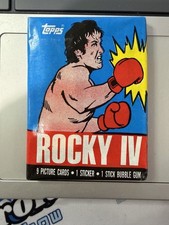 1985 Topps Rocky IV Sealed Wax Pack x 1 - From A Fresh Box picture