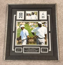 Tiger Woods & Michael Jordan Framed Photo (16x18) picture