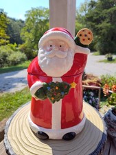 VTG Coco Dowley Santa Clause Cookie Jar 12” picture
