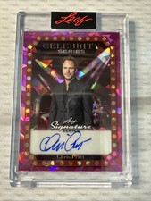 2026 Leaf Signature Series Chris Pratt Celebrity Series Pink Ice AUTO #1/1 picture