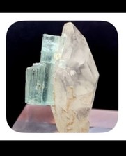Rare Paraiba Tourmaline on Quartz – 15.5 Carats Pech, Afghanistan picture