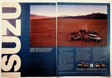 1985 Isuzu Trooper II Space Cab Pick-up Vintage Magazine Ad Ephemera picture