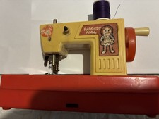 Vintage 1950s Raggedy Ann Toy Sewing Machine - Durham Industries  picture