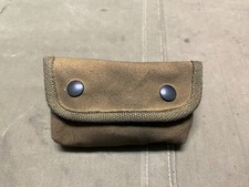 WWII US USMC MARINE P1941 FIRST AID CARRY POUCH- AGED WEATHERED FOR FILM USE picture