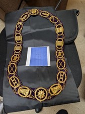 Antique vintage IOOF Encampment chain collar picture