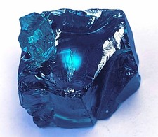 Natural Cambodia Blue Zircon Uncut Rough 217.85 Ct Transparent Loose Gems 6GHB picture
