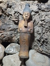 Rare Ancient Egypt God Amun Ra Statue Pharaonic Unique Antique Mythology 552 BC picture