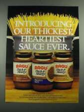 1987 Ragu Thick & Hearty Spaghetti Sauce Ad - Our Heartiest Ever picture