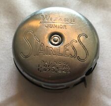 VINTAGE LUFKIN 6FT STAINLESS WIZARD JR # S1686 TAPE MEASURE picture
