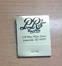 PR's Main Place Matchbook Restaurant c1990s Louisville KY Whiskey Row Vintage picture