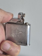 Vintage Soviet Petrol Lighter OGONEK Moscow Yuri Dolgoruki Monument USSR 1960s picture