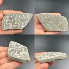 Unique Near Eastern Kingdom Old Stone Warriors Engraved Tile picture