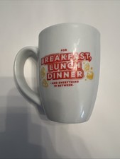 Denny's It’s Dinner Time Breakfast Lunch Dinner 10oz Classic Retro Style Mug picture