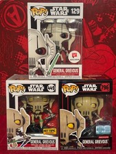 Funko Pop Star Wars - General Grievous #129, #449, #796 - Exclusive set of 3 picture