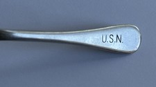 Vintage WW11 Navy Silco Stainless Dinner Fork USN Military Mess Hall Utensil picture