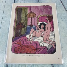 1973 Sexy Adult Cartoon Dog Greta Vintage Print Ad/Poster Pinup Art Magazine Pg picture