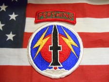 56TH FIELD ARTILLERY COMMAND BDE WITH PERSHING TAB COLOR SSI PATCH picture