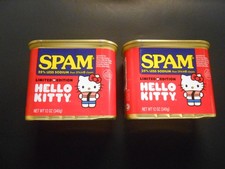 Hello Kitty SPAM Can - Hormel - Limited Edition - NEW And Sealed (2-cans) picture