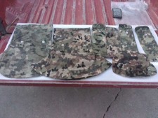 Rare West German Reversable Amobeatarn Camoflage Lot Of 7 Pieces picture