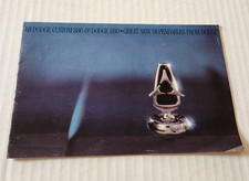 1963 DODGE CUSTOM 880 Great New Dependables Auto Dealer Sales Brochure Color VTG picture