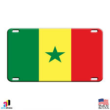 Senegal Country Flag Auto License Plate Home Wall Decor Aluminum Metal Sign picture