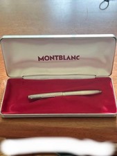 Excellent MONTBLANC 925 Sterling Silver Stripe Ballpoint Pen 1866 Mark picture