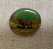 BPOE Elks Lodge 1837 Athol-Orange Massachusetts 50 Years Hat Lapel Pin Pinback picture