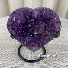 1.1LB Natural Beautiful Pattern Purple Crystal Agate Love Spiritual Healing Gift picture