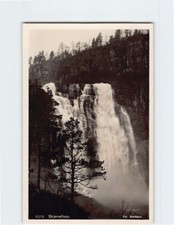 Postcard Skjervefossen Waterfall in Norway picture