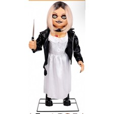 Chucky Animated Tiffany Valentine Doll 3.5ft Life Sz Halloween Horror Prop Goth picture