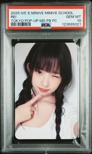 REI IVE X MINIVE MINIVE SCHOOL POP-UP STORE IN BUSAN & TOKYO GEM MINT PSA 10 picture