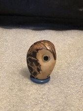 Miniature Stone Owl Figurine picture