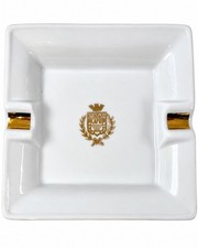 Vintage Grand Hotel Quisisana Capri Italy White Porcelain Ashtray Catchall Dish picture