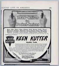 1906 Simmons Hardware Co Ad Keen Kutter Tools Draw Knives Pocket Knife picture