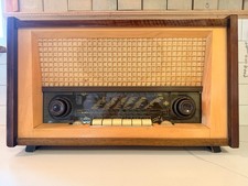 STUNNING Vintage 1957-58 EMUD T7 German Tube Radio AM/FM/SW 110V 3-Speaker picture