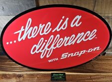 NEW SNAP ON TOOLS METAL SIGN “THERE IS A DIFFERENCE 24”x15” Stout Sign  picture