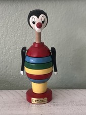 VINTAGE BRIO 1960'S WALT DISNEY'S MICKEY MOUSE STACKING WOODEN Toy Incomplete picture