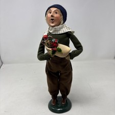 Byers Choice Carolers Christmas Dutch Man w Wooden Clog Shoe With Toys 2004 picture