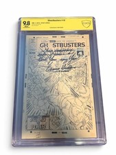 Ghostbusters #10 CBCS 9.8 White Signed by Ernie Hudson & Quoted IDW 2013 picture