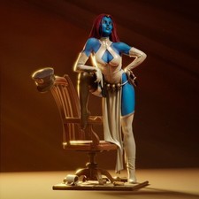 Mystique Fan Art Resin Statue Pro Painted 1/6 Scale - Made To Order picture