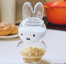 Miffy x Studio Clip Stacking Glass Canister Set New Unused picture