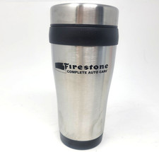 Firestone Complete Auto Care Stainless Steel Travel Mug 16oz Slide Lid Tumbler picture