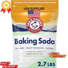 Baking Soda 2.7 LB Food Grade Pure Natural Cleaning & Deodorizing 100 Uses Daily picture