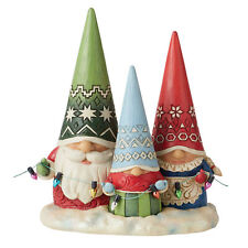 Enesco Jim Shore Heartwood Creek Christmas Gnome Family Figurine 6.5 Inch picture