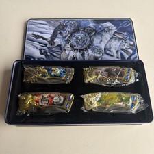Set of 4 American Wildlife Pocket Knives with Decorative Tin, Original Packaging picture