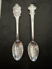 Vtg Rolex Bucherer of Switzerland Souvenir Silver Plated Spoon Geneve & Lucerne picture